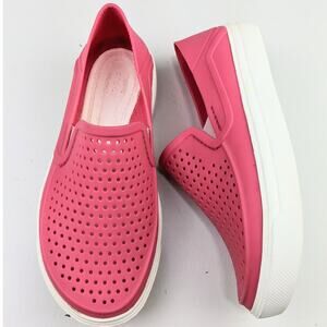 Iconic Pink Roca Crocs - Youth Girls 12